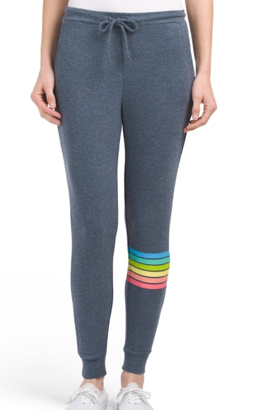 Chaser Pants - Chaser Rainbow Stripe Joggers